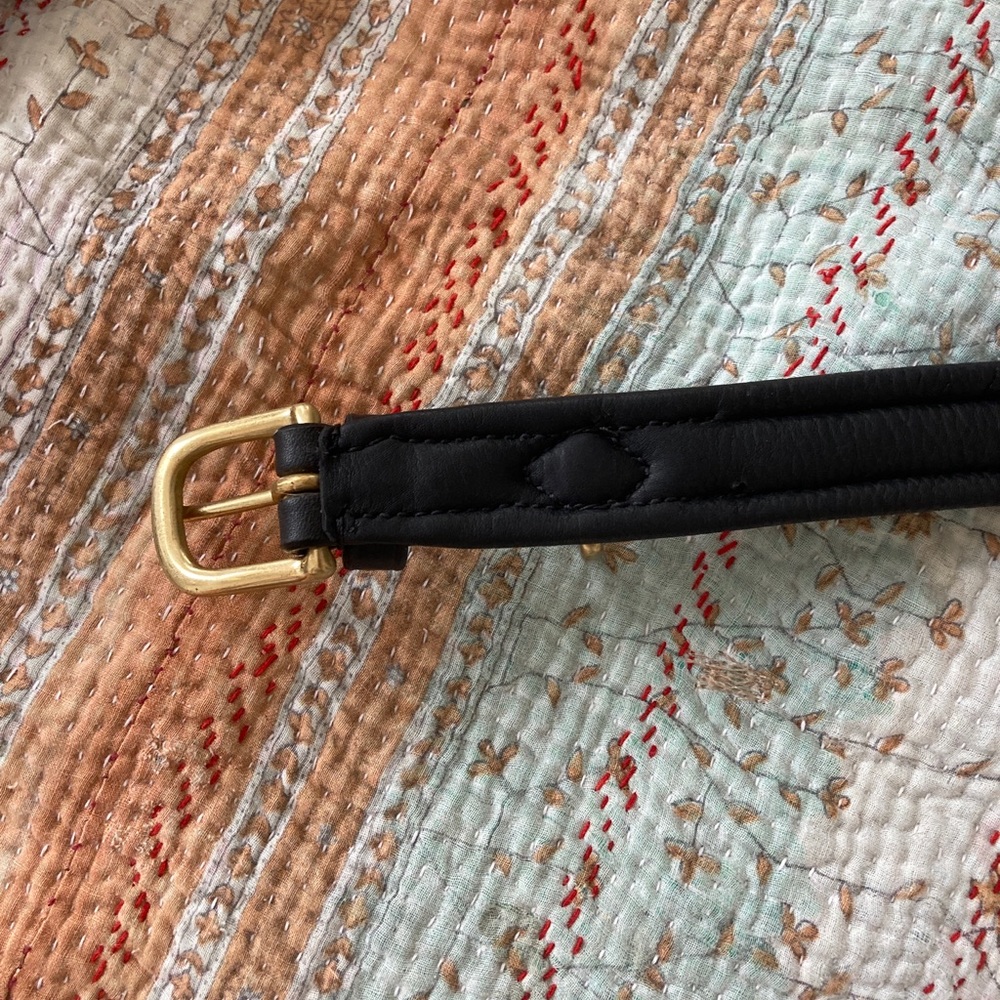 Artisan Made Padded Leather Dog Collar w Star Studs - Picture 5 of 11